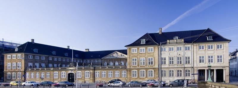 The façade of the museum in Copenhagen