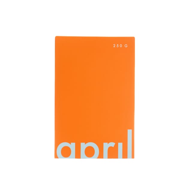 A 250 g box of April filter coffee
