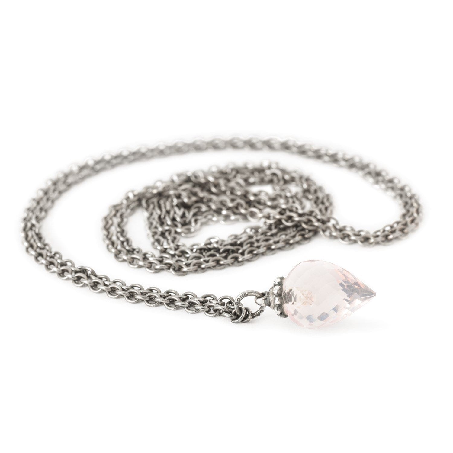 A Fantasy Necklace with a rose quartz pendant