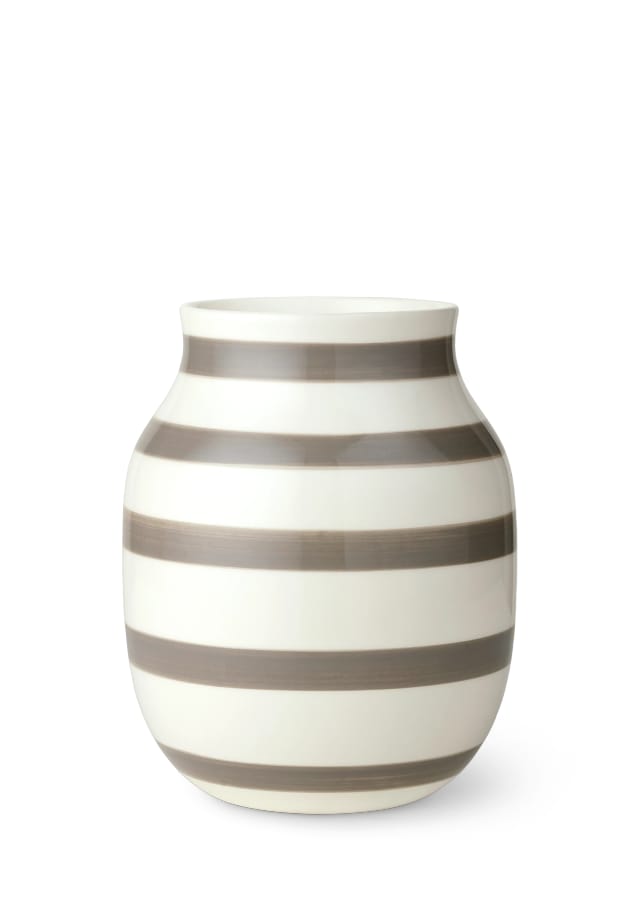 Omaggio vase, warm grey
