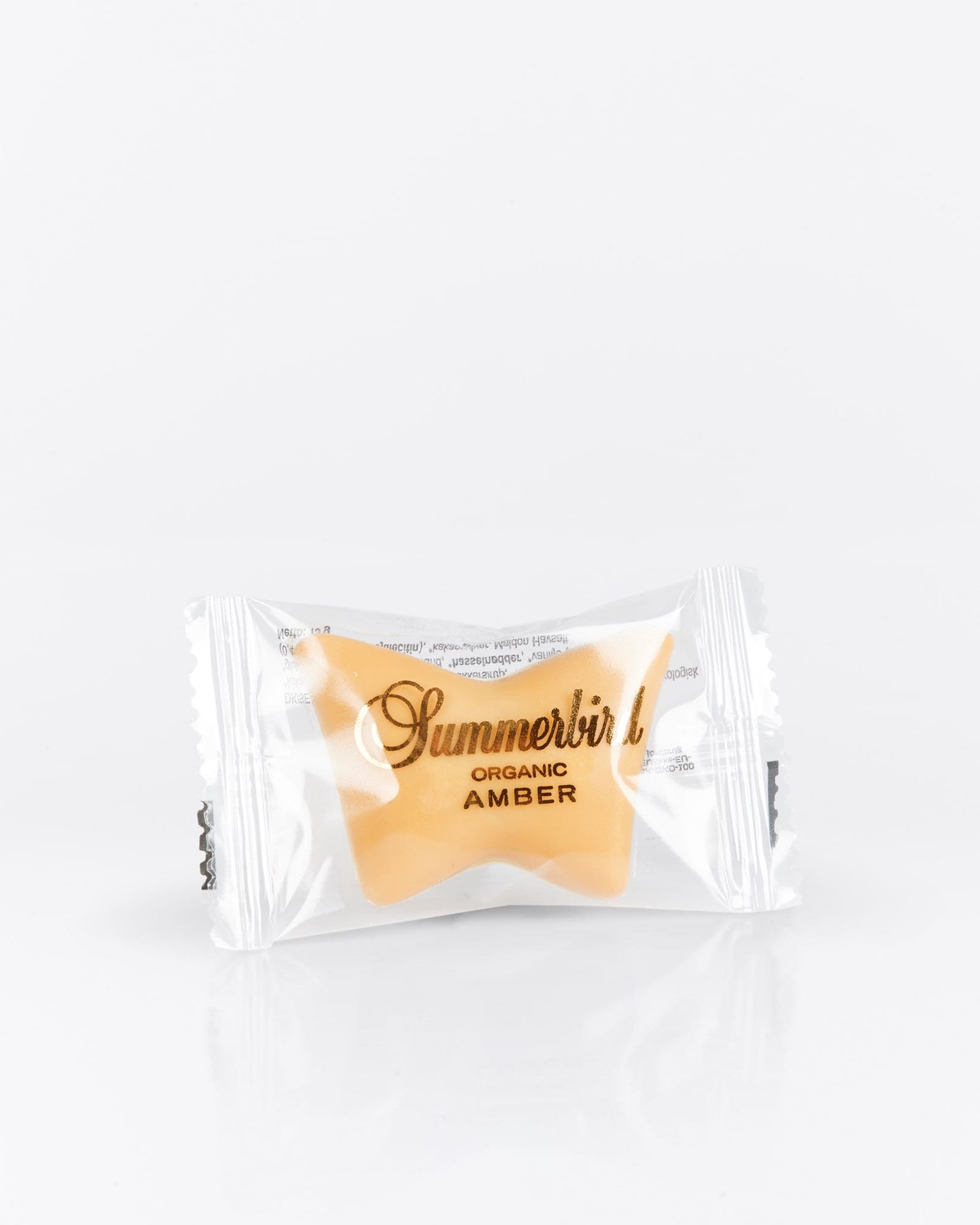 A single Amber butterfly in its wrapper