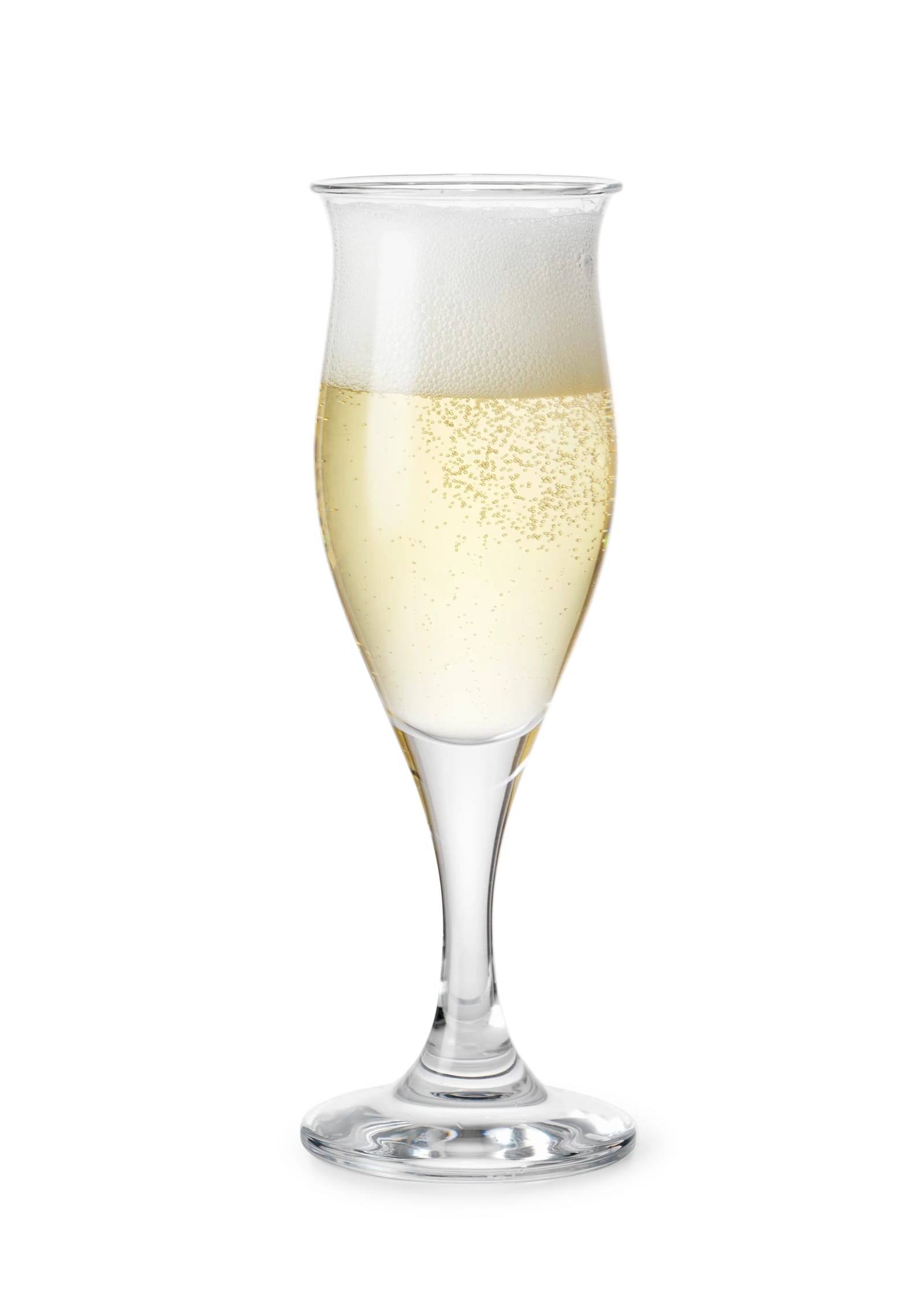 Idéelle champagne glass, filled