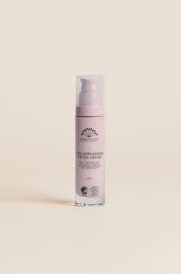The 50 ml pump bottle of Açai Anti-Stress Facial Cream