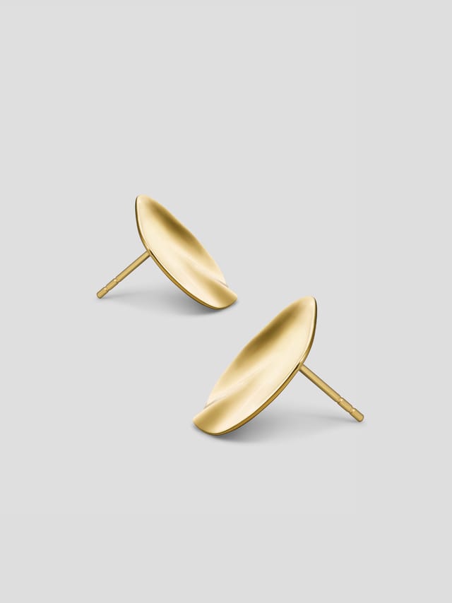 Lumen earrings in 18 carat gold