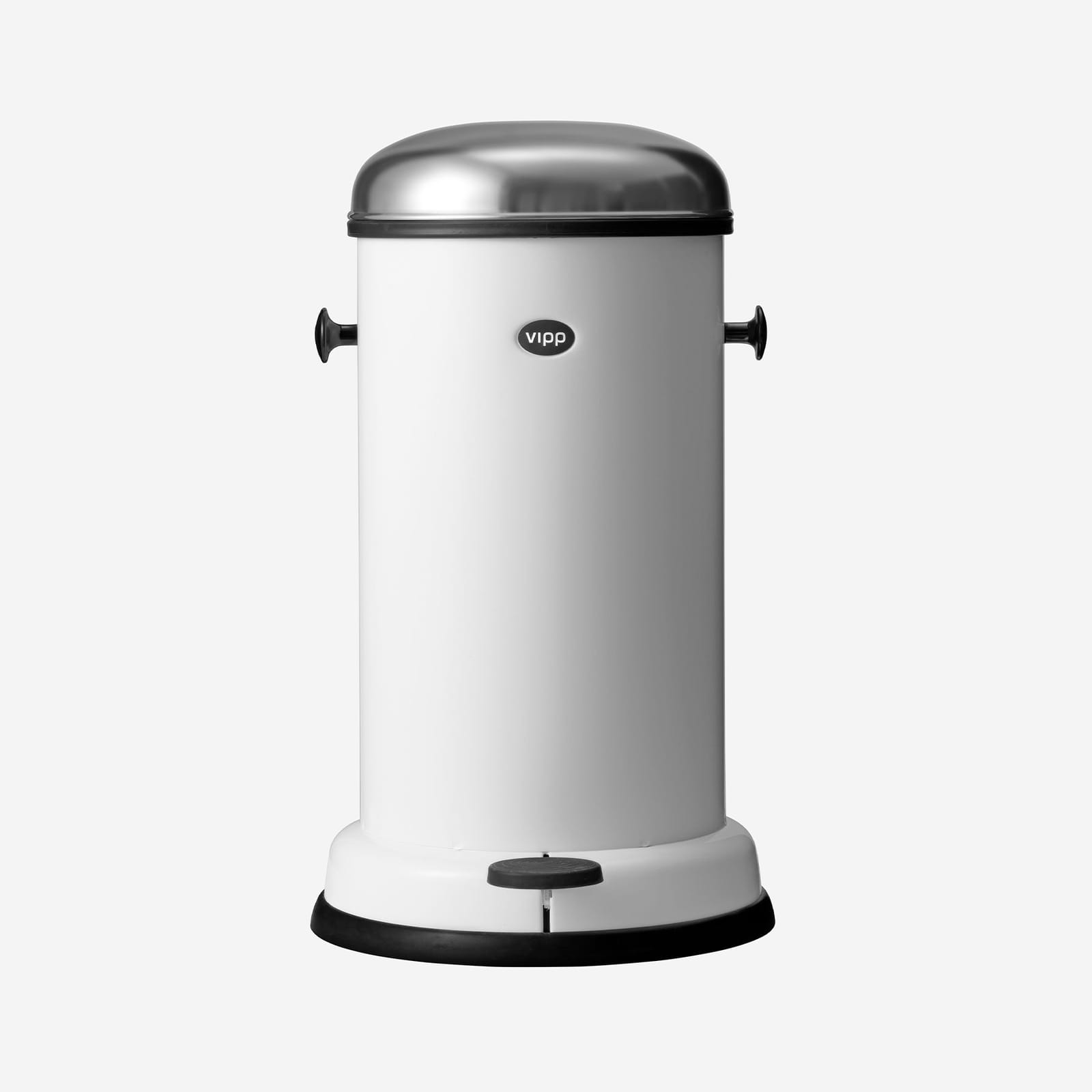 The Vipp pedal bin in white
