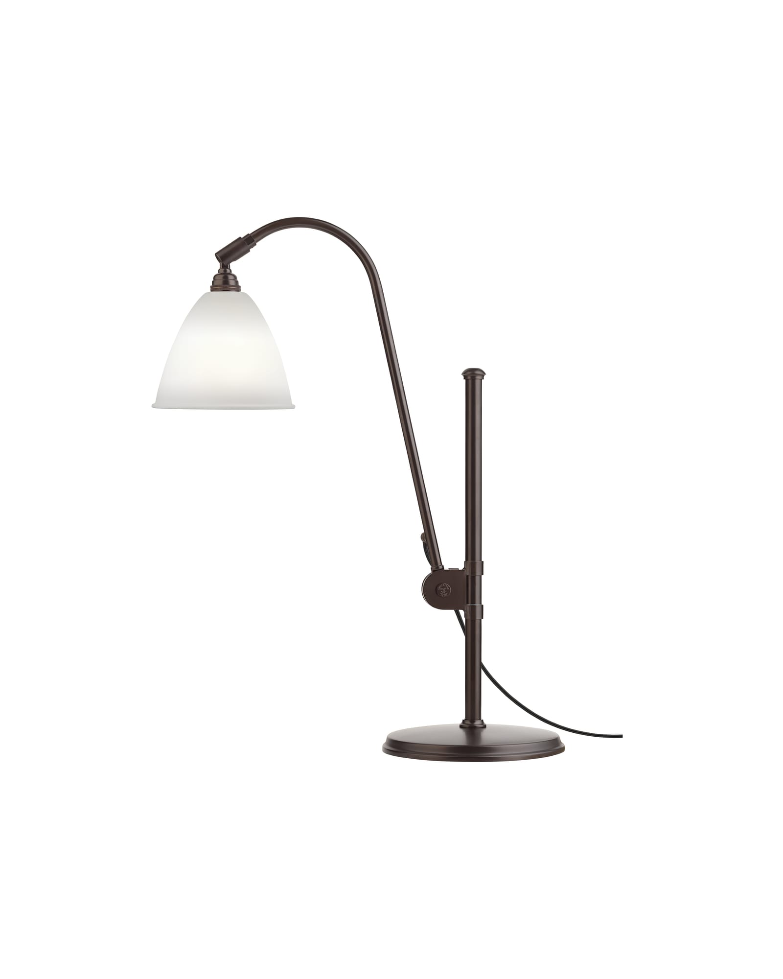 Bestlite BL1 in black brass with a bone china shade