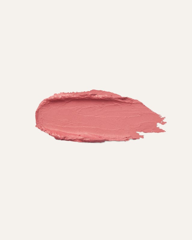 A swipe of the balm in 02 Soft Coral
