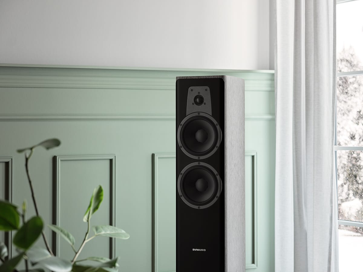 Contour 30i floor speaker in a room