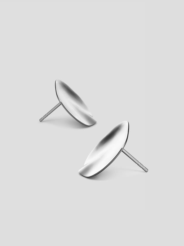 Lumen earrings in sterling silver