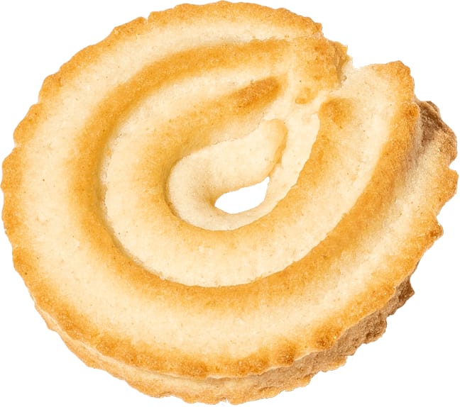 A Royal Dansk vanilla ring cookie