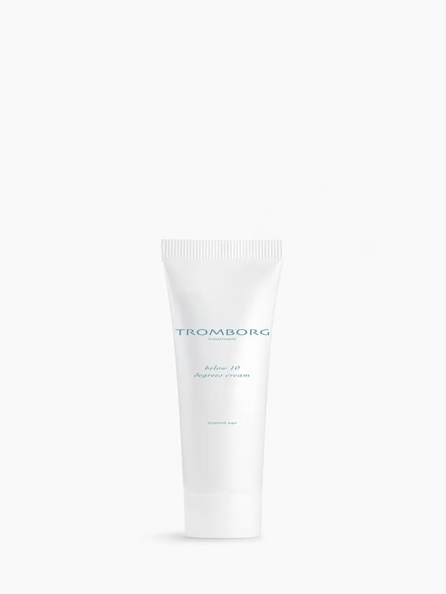 Below 10 Degrees Cream in its small tube