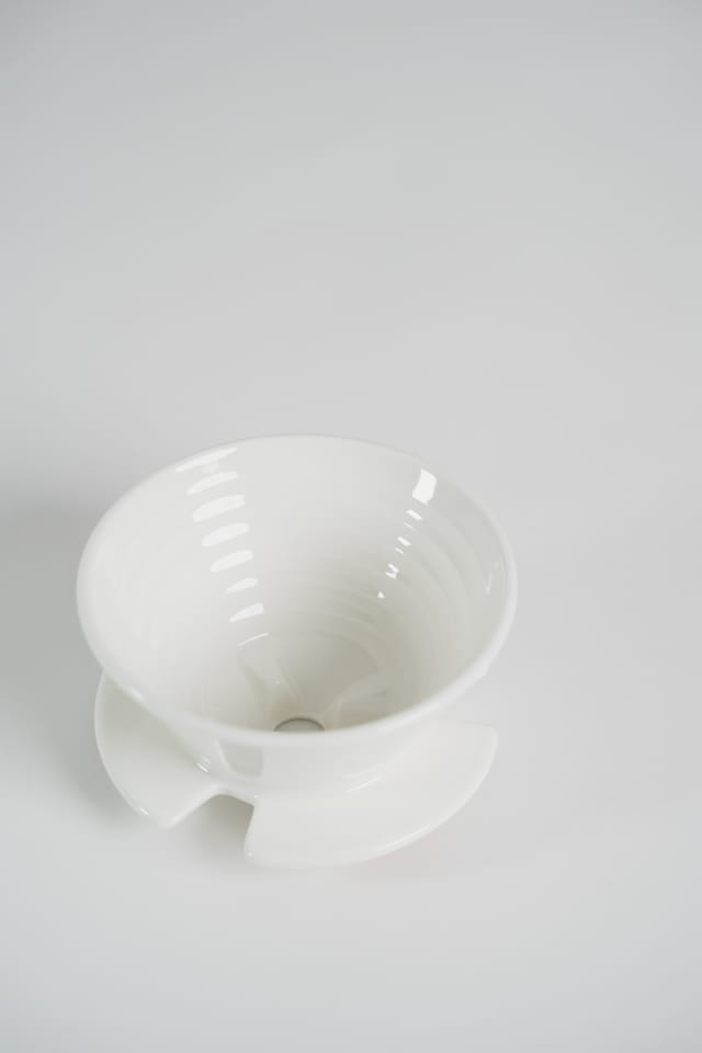 The April Brewer in white, with its base