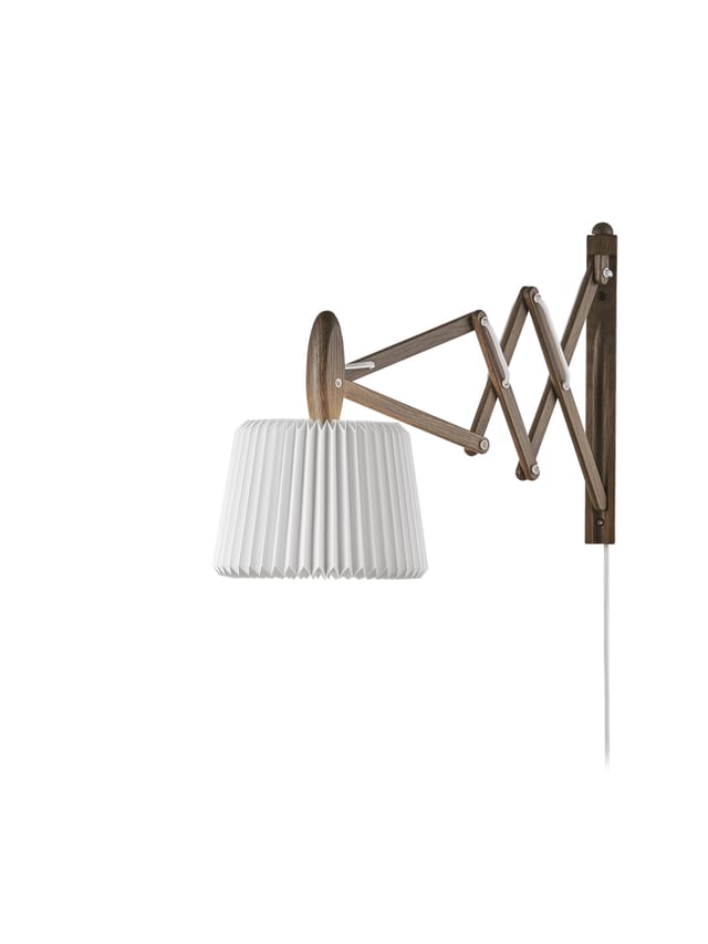 Sax wall lamp in smoked oak