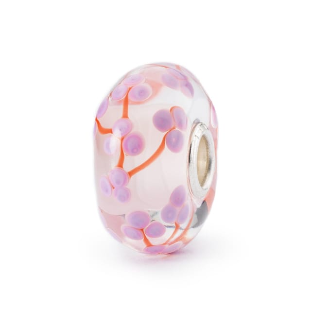 Peach Blossom, the People's Bead of 2022, in glass