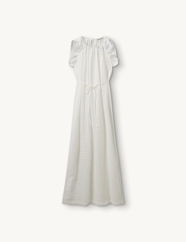 Grace broderie long dress