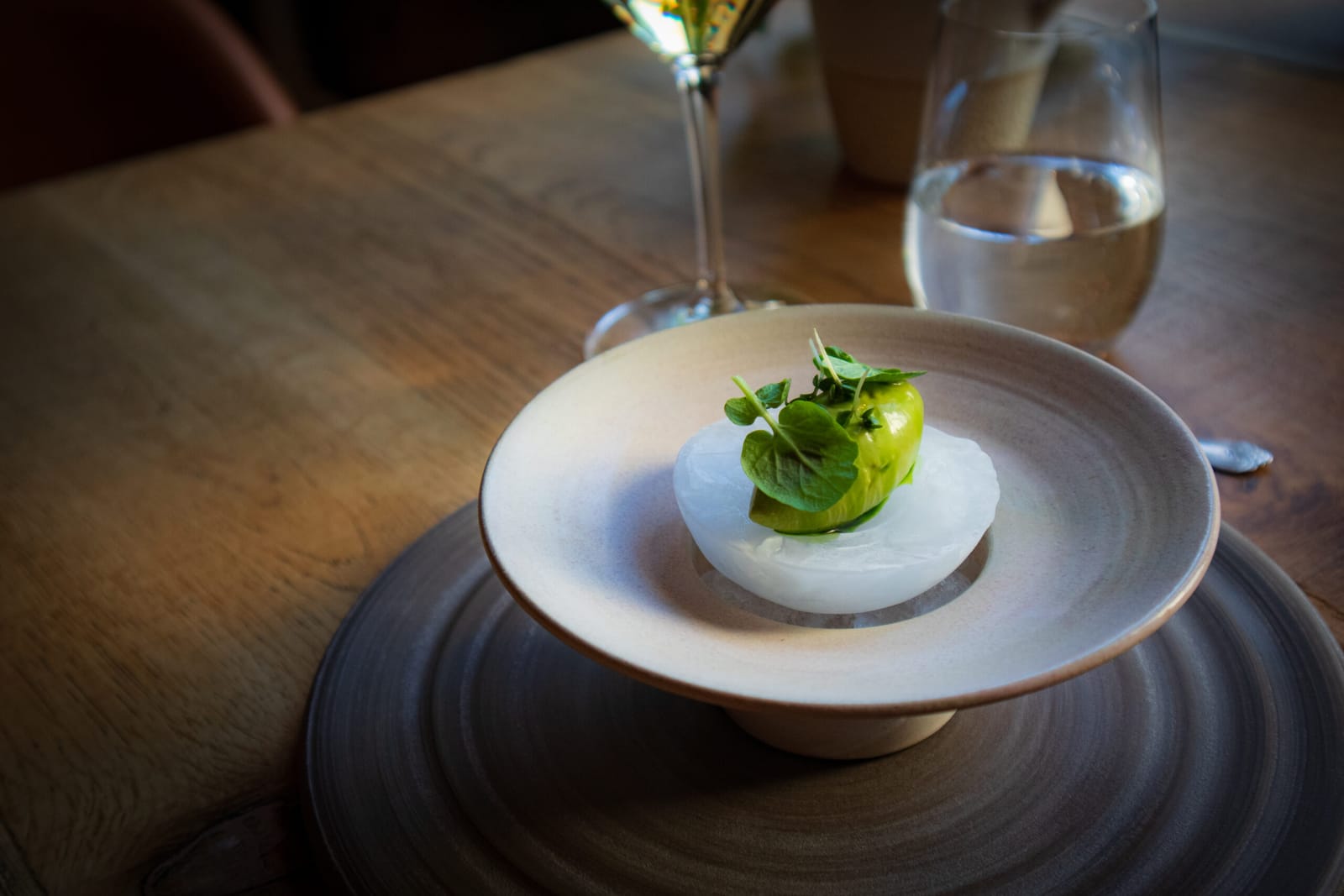 A dish served on ice
