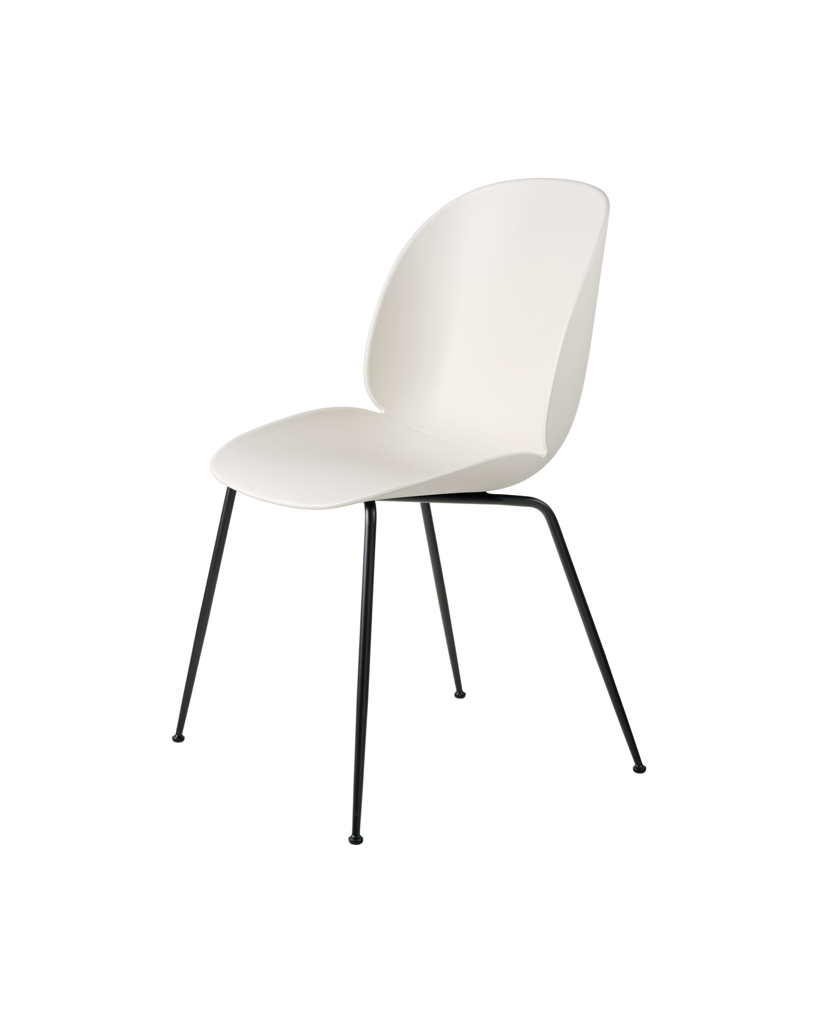 Beetle Dining Chair, white shell