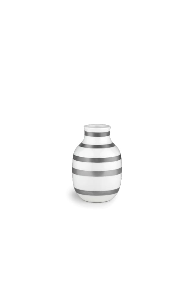 Omaggio vase, silver