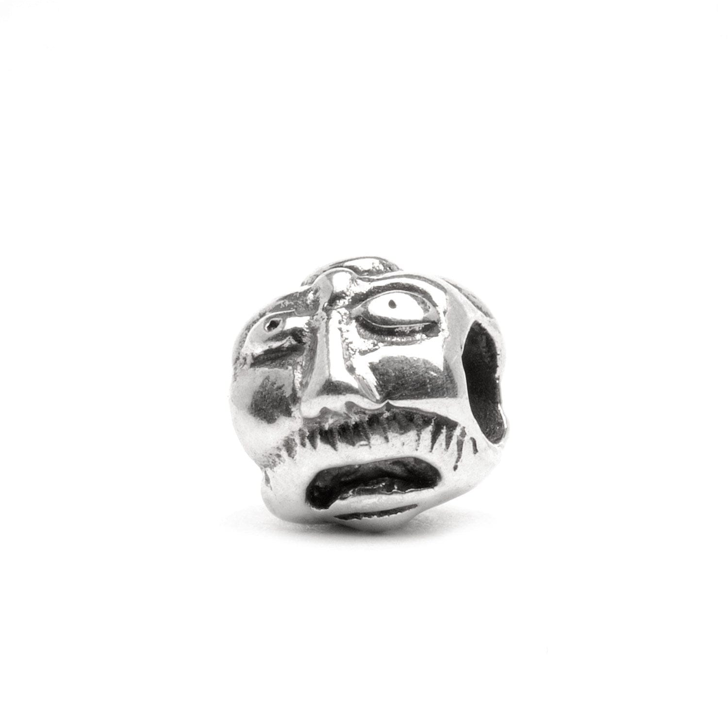 The Faces bead in silver