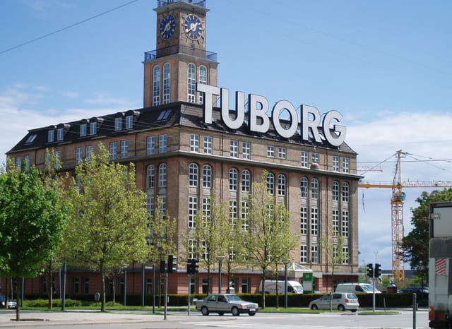 The Tuborg brewery building at Hellerup