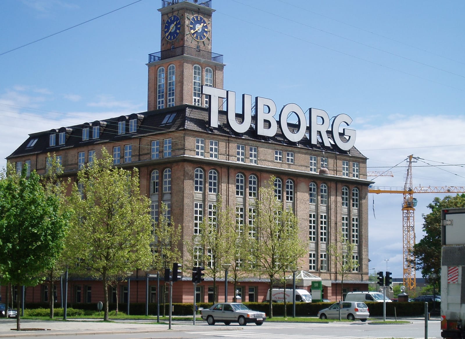 The Tuborg brewery building at Hellerup