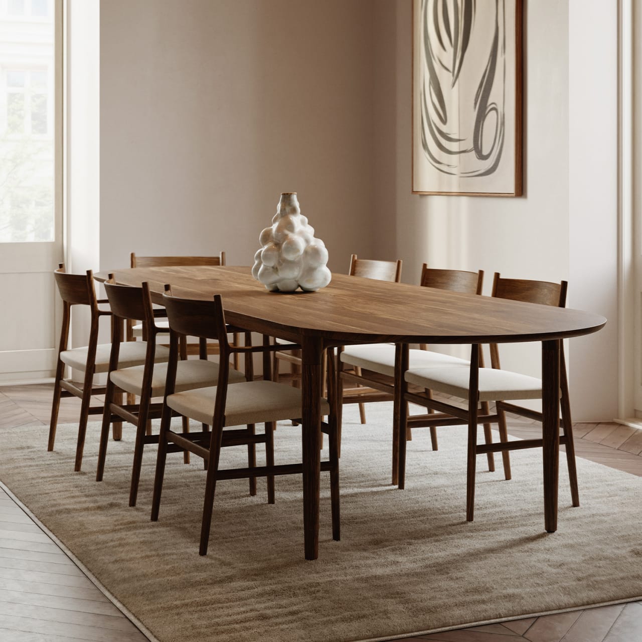 Arv Plus Table with Arv chairs