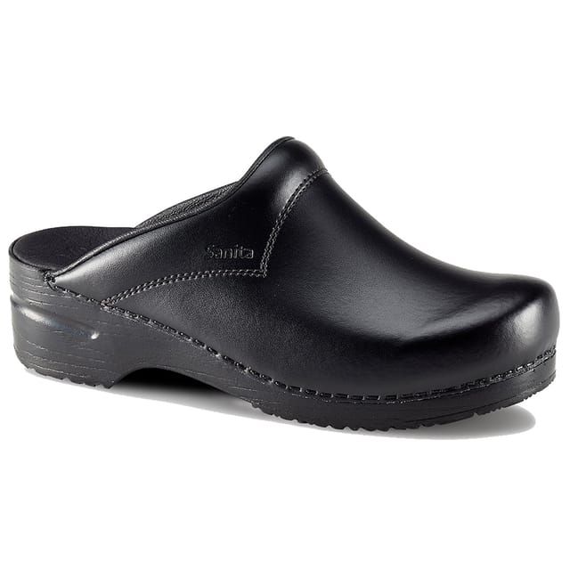 The open-back SanFlex clog in black