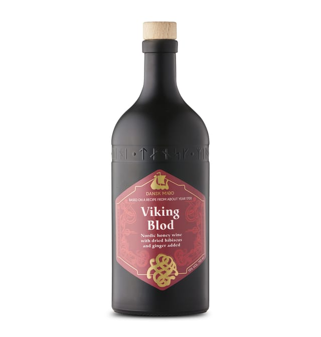 A 75 cl bottle of Viking Blod