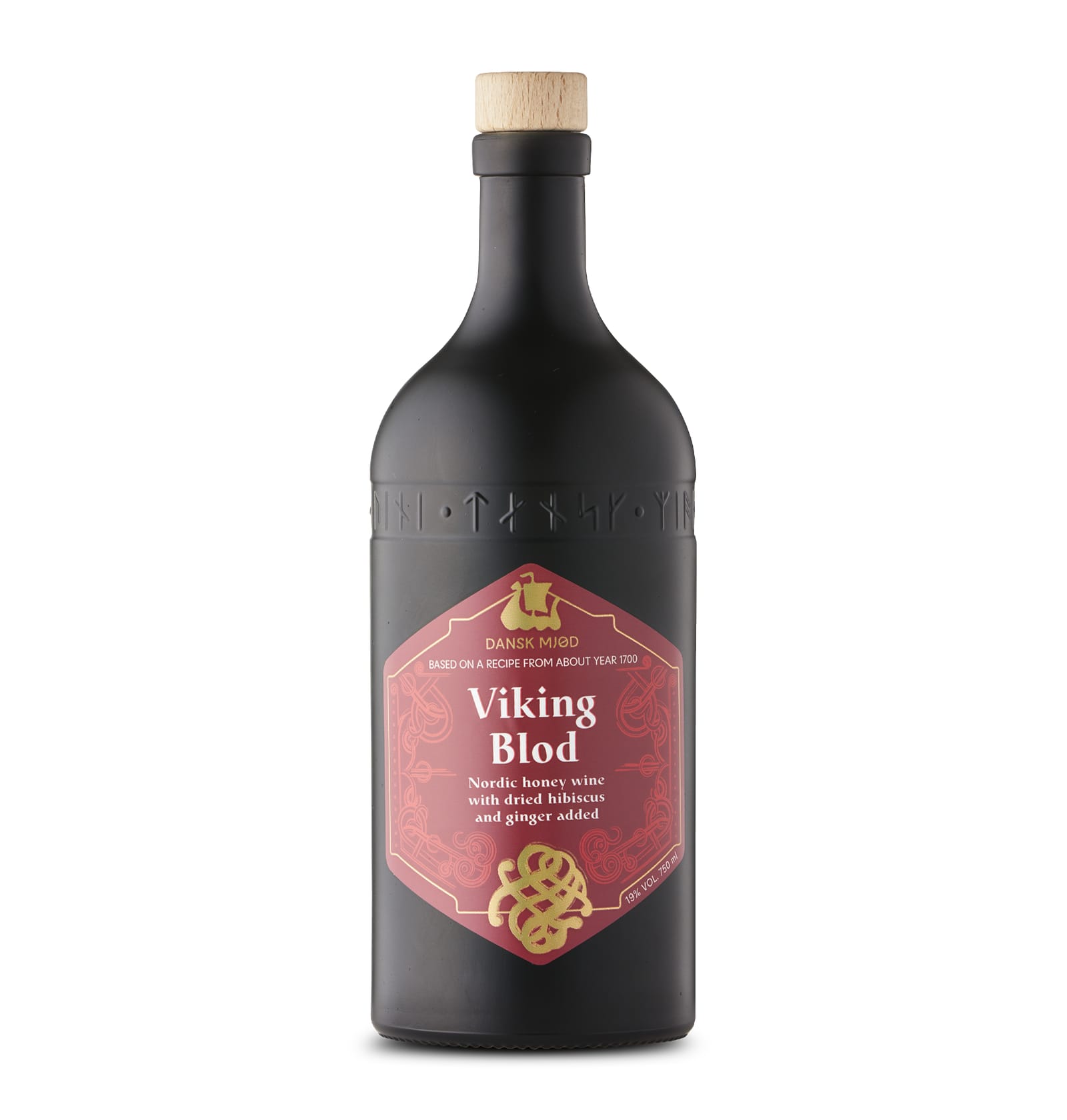 A 75 cl bottle of Viking Blod