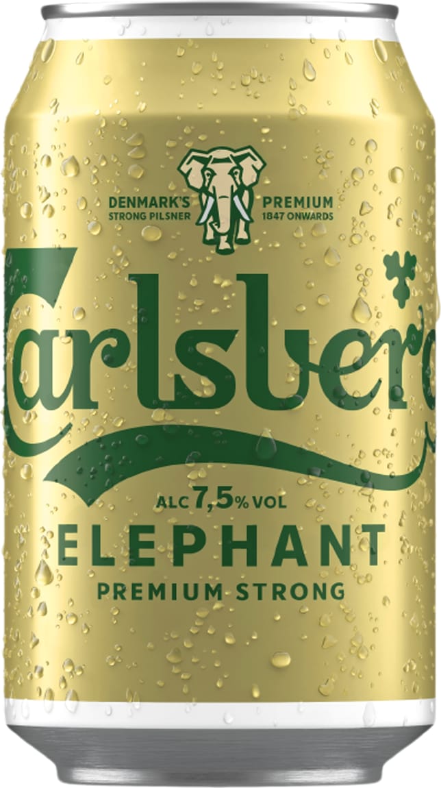 A can of Carlsberg Elephant