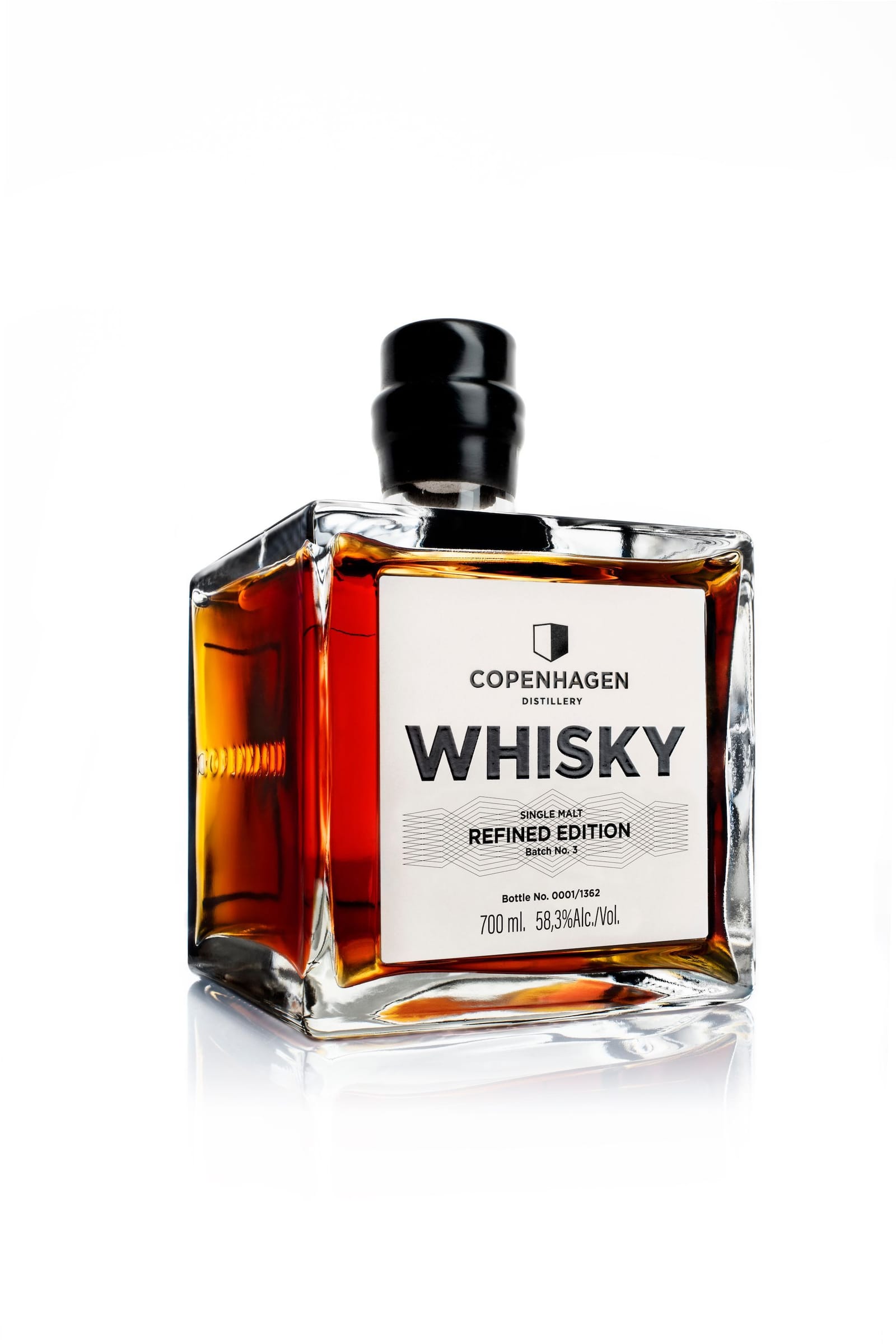 A bottle of Refined Edition Batch No. 3