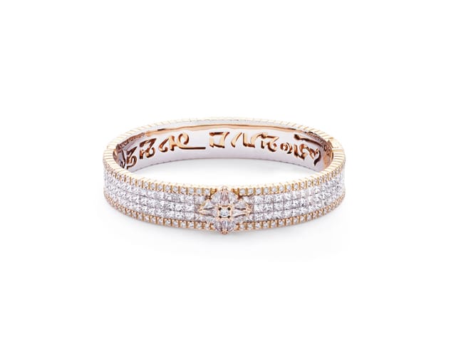 The Invisible Setting bracelet, rows of diamonds and the Star of Shamballa