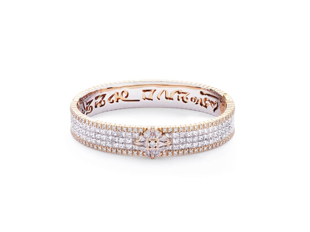 The Invisible Setting bracelet, rows of diamonds and the Star of Shamballa