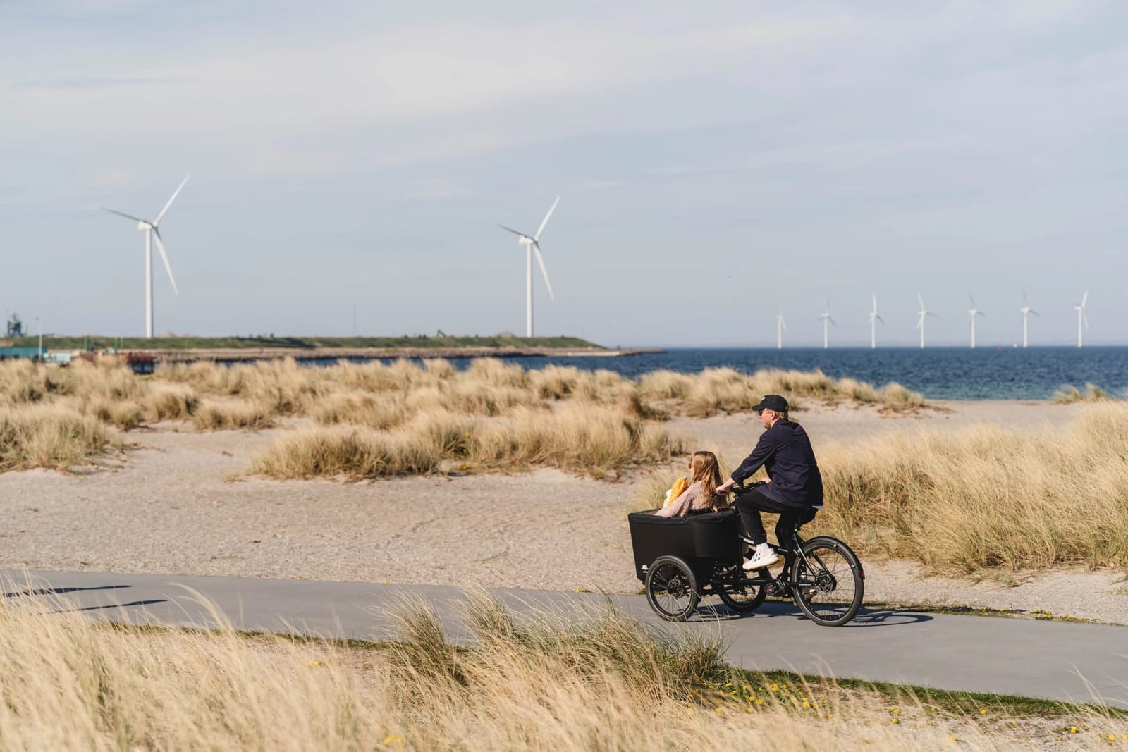 An MK1-E on a coastal cycle path