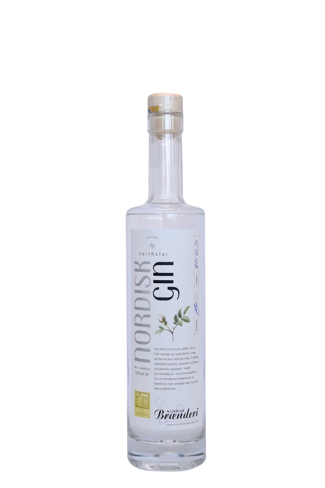 A bottle of Nordisk Gin Edition Northstar, 50 cl
