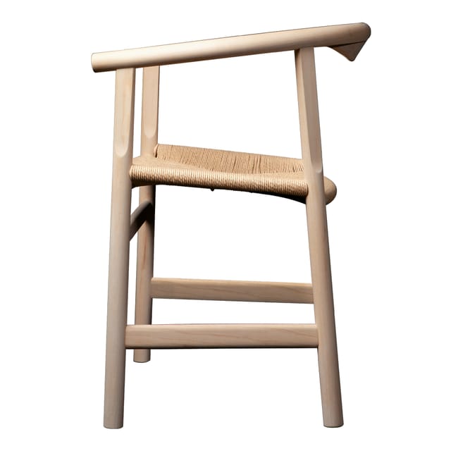 The PP201 in oak from the side