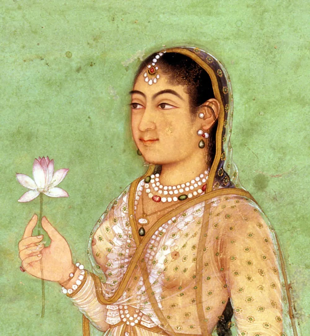 A miniature painting from the collection of art from the Islamic world