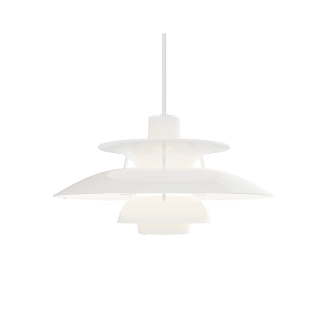 The PH 5 pendant in white