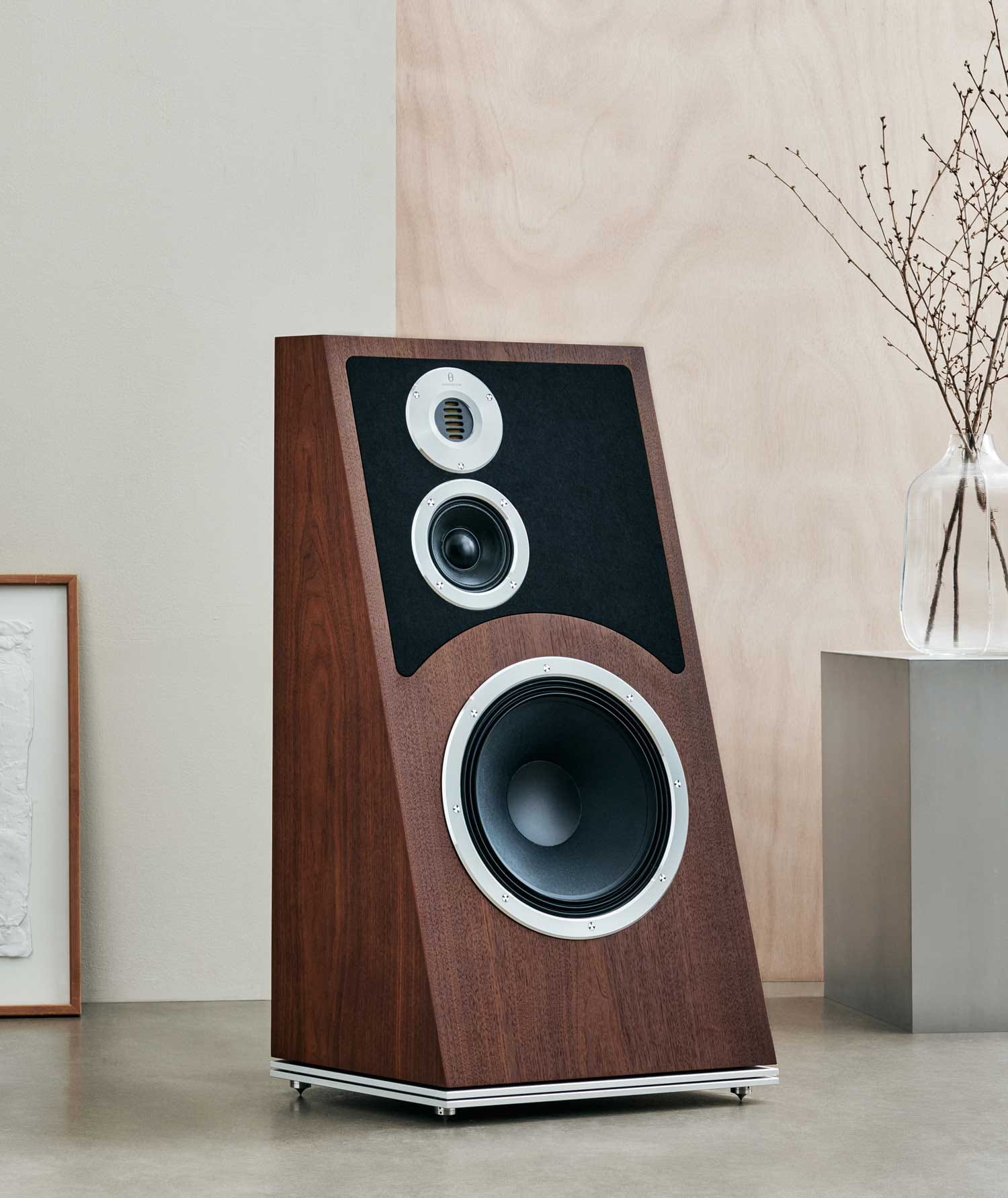 The Trapeze Reimagined in walnut