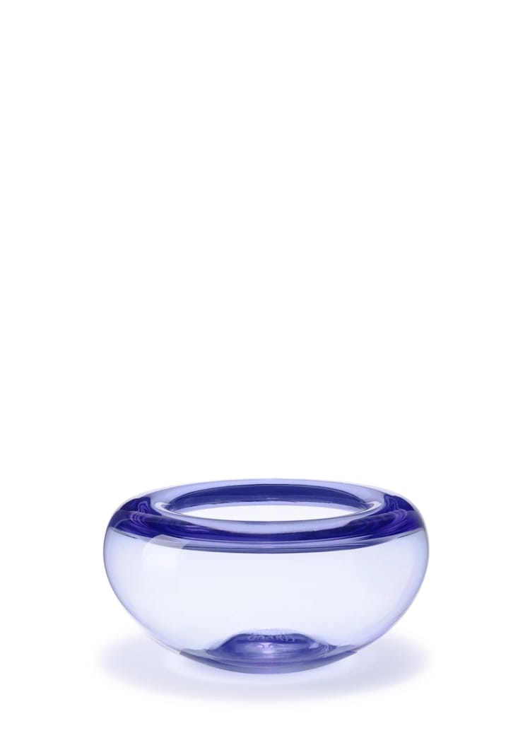 Provence bowl in lavender glass