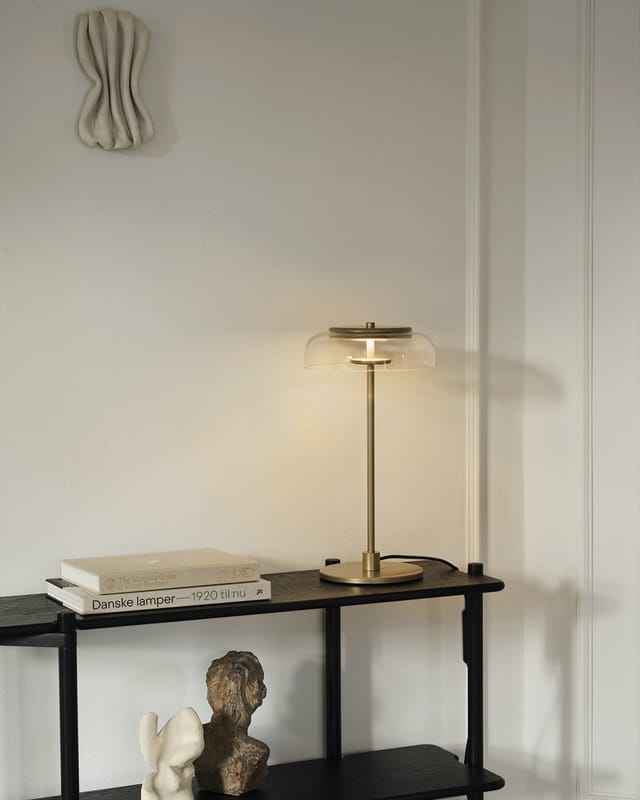Blossi table lamp on a shelf