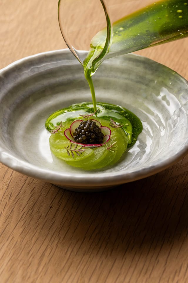 A dish from the May 2026 menu