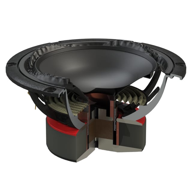 A cutaway drawing of an Ushindi 6.5-inch driver