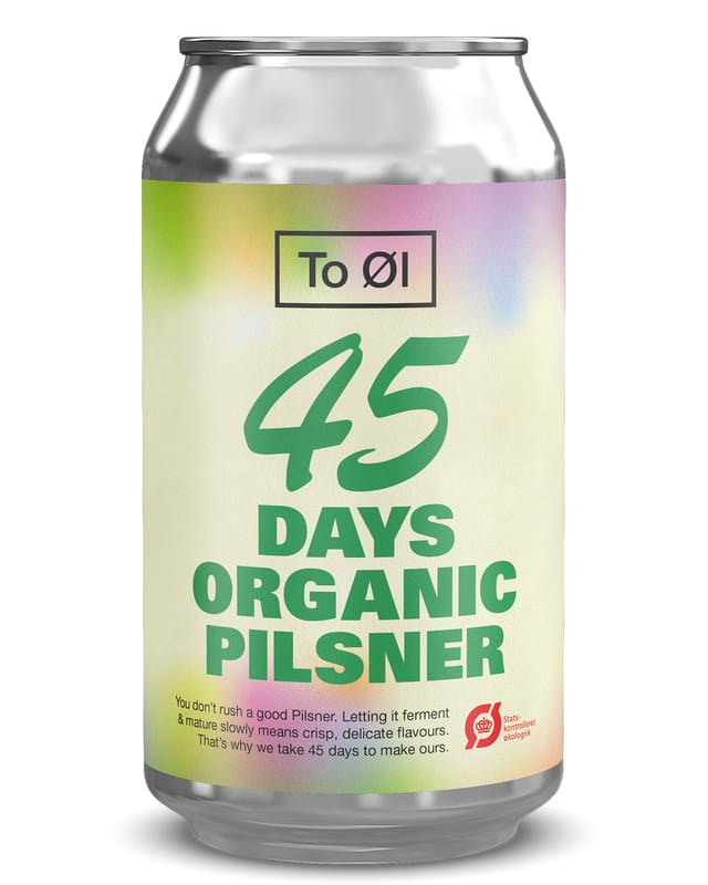 The 33 cl can with the Danish organic mark