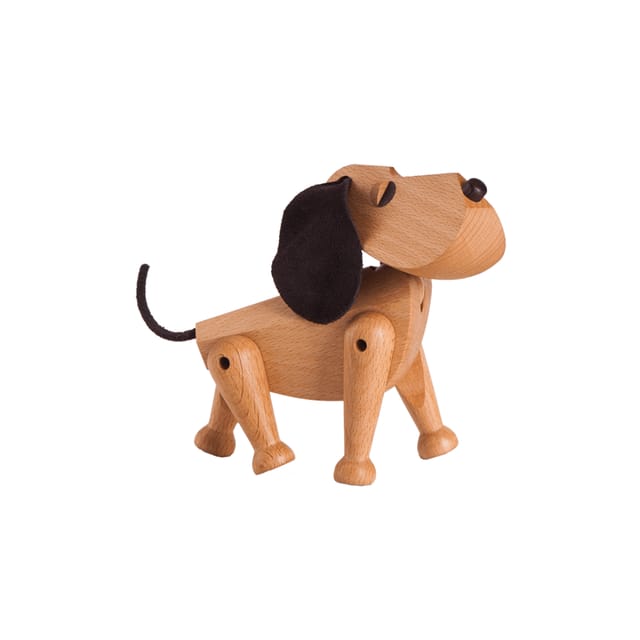 Hans Bølling's Oscar dog in beech