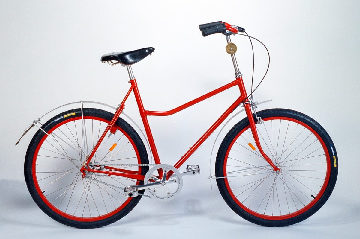 A red Young Shatterhand, unisex frame