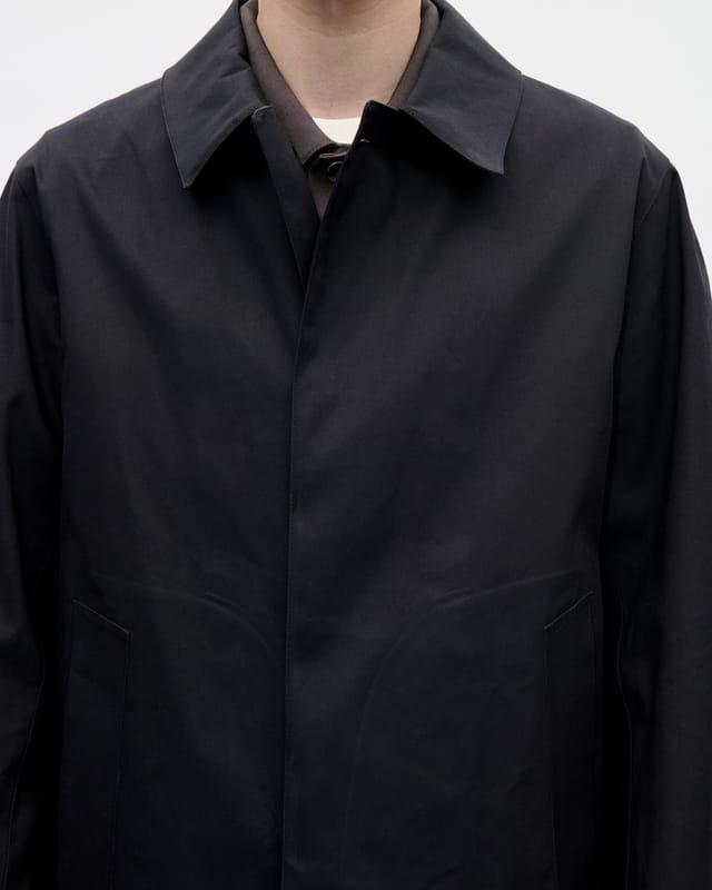 Collar, placket and pockets