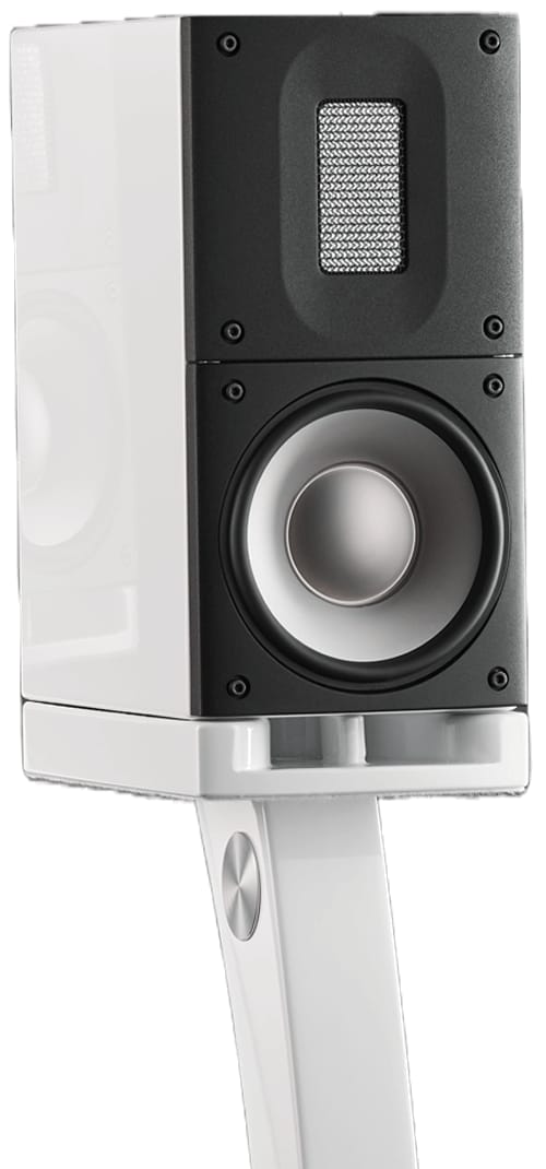 X1t monitor in white on its stand