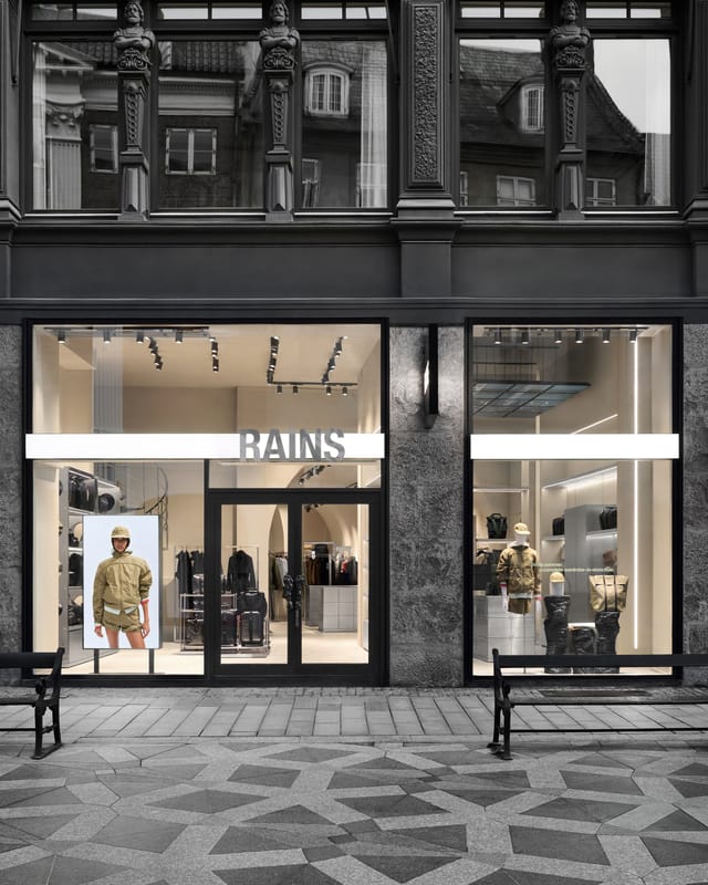 The Rains store on Amagertorv, Copenhagen
