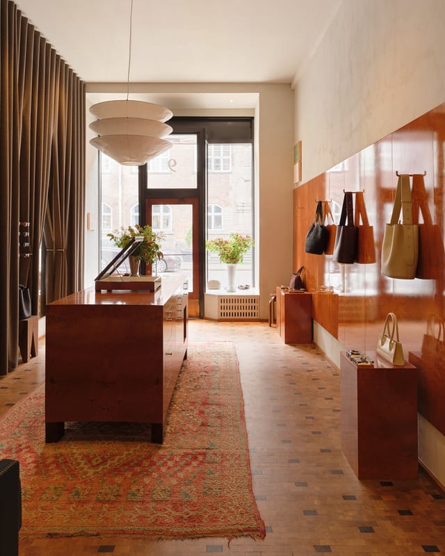 Inside the Vognmagergade store in Copenhagen
